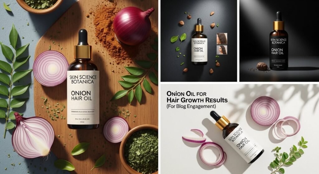 Onion oil for hair growth