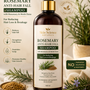 Rosemary Anti Hair Fall Shampoo - Skin Science Botanica 400ml